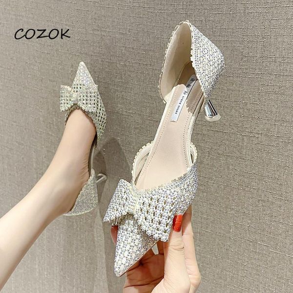 

dress shoes 2021 crystal party fashion womens high heels black women pumps