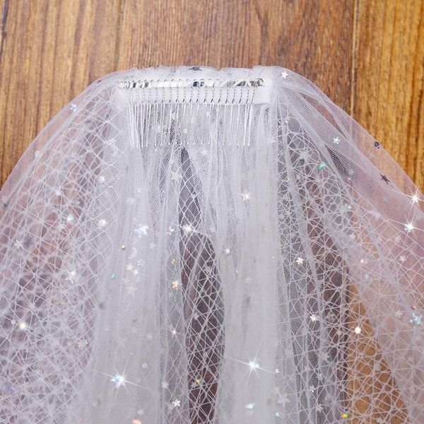 

bridal veils white ivory wedding with comb veil brides fingertip, Black