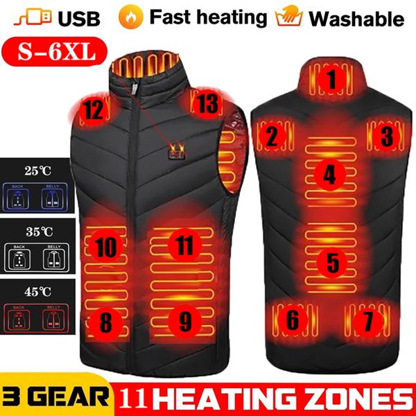 

men's quick heating vt, large svels et, double control, outdoor hunting, winter, zone 13, Black;white