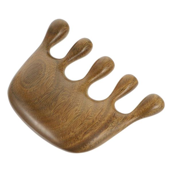 

hair brushes 1pc styling wide tooth comb scalp sandalwood, Silver