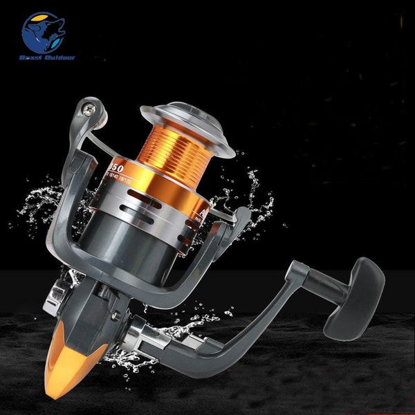 

double spool fishing reel 5.5: 1 gear ratio speed rotating line carp salted fish spinning wheel baitcasting reels