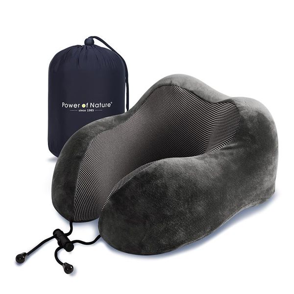 

pillow 1pcs u-shape travel memory foam pillows soft slow rebound neck solid cervical healthcare massage