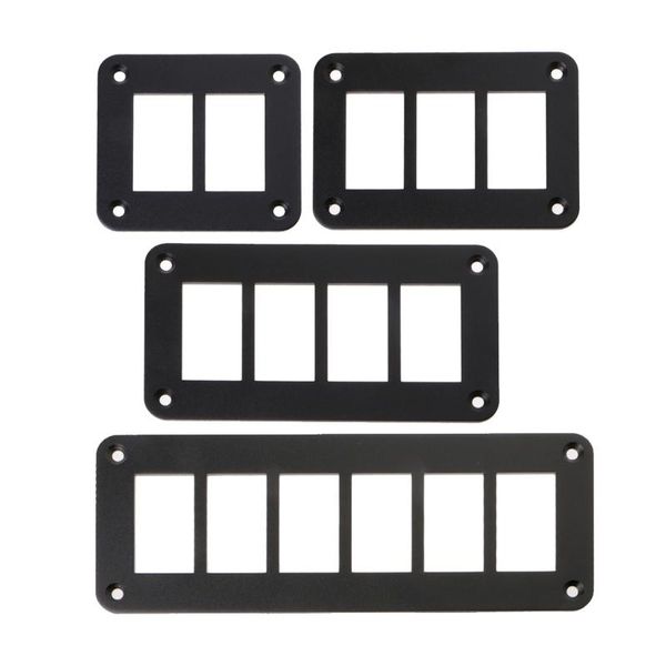 

parts aluminum rocker switch panel 2/3/4/6 way housing holder for car boat auto