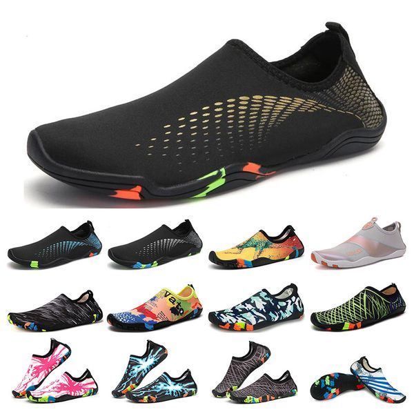 

mens swimming diving outdoor beach shoes soft-soled creek sneakers grey barefoot skin snorkeling wading fitness men women trainers size 35-4