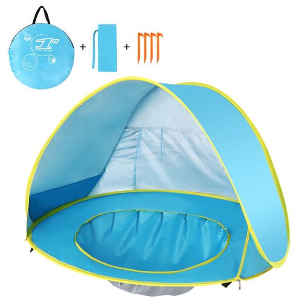 

kids baby beach tent up waterproof anti-uv sun shelter pool outdoor shade awning camping portable ball tents and shelters