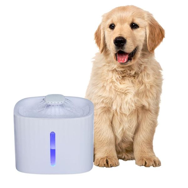 

cat bowls & feeders 3l pet drinking fountain automatic for cats and dogs led luminous visual electric silent circulation dog feede