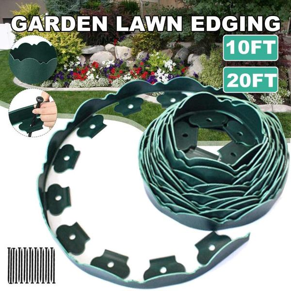 

fencing, trellis & gates garden flexible lawn grass plastic edging border landscape easy install insert black green