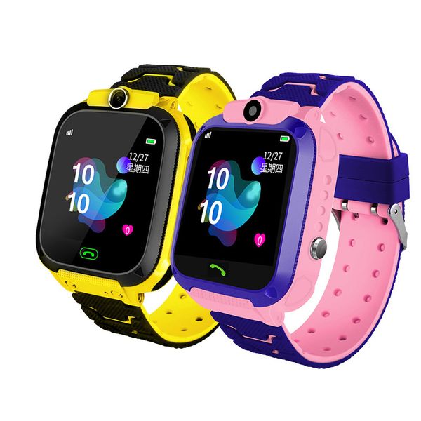 

q12 kids smart wristbands watches lbs sos waterproof tracker smartwatch for kid anti-lost support sim card compatible for android ios phone