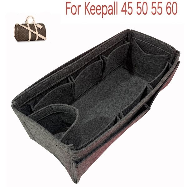 

for keepall 45 50 55 60bag insert organizer,purse insert organizer, bag shaper,bag liner- premium felt (handmade/20 colors) 210402