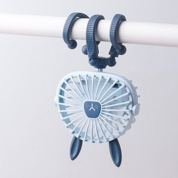 

windable ocs mini fan handheld baby car portable usb deskbracket rechargeable cooling with colorful lights electric fans