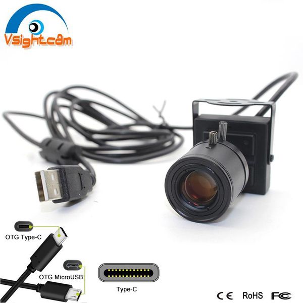 

professional 1080p micro usb camera 9-22mm varifocal lens 2mp industrial support linux windows &android mini survillance ip cameras