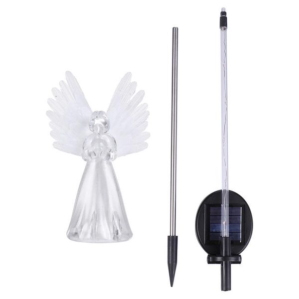 

wall lamp 1pc solar light led angel garden waterproof lawn outdoor #h20