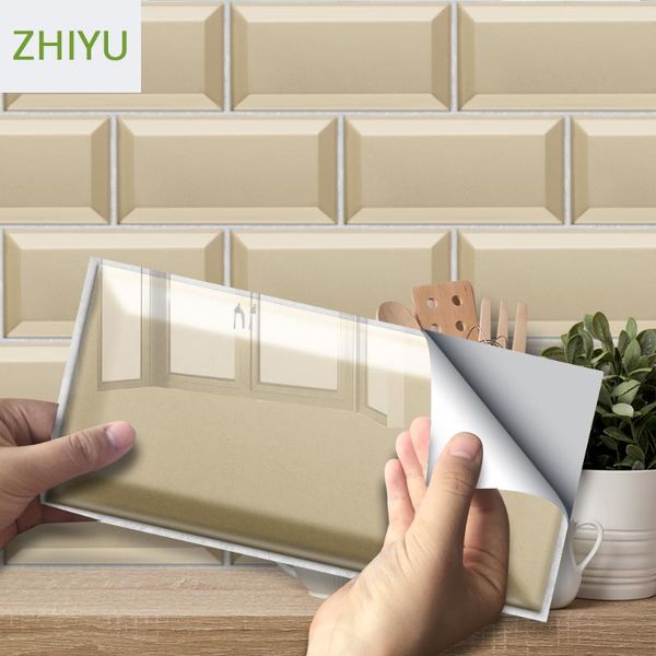 

american style bright pvc imitation tiles thickened tile bathroom autoadesivo wallstickers on the wall in decor wallpapers