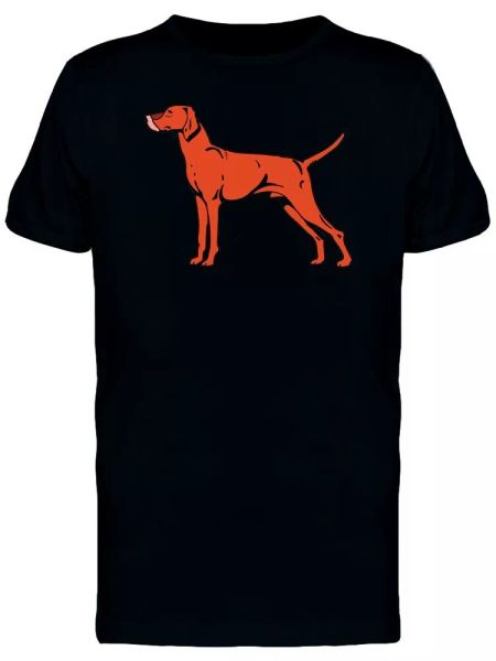 

shorthair red dog tee men's -image by shutterstock, White;black