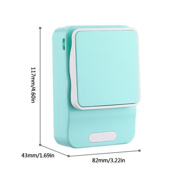 

electric fans portable hand-fan wide-angle wind mini waist clip weararble 2000mah rechargeable for kids travel sport
