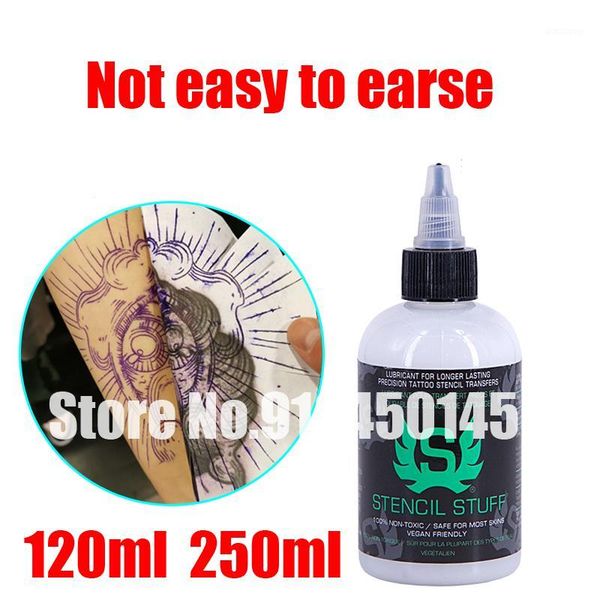 

wholesale america brand stencil stuff longer lasting tattoo stencils paint transfer formula 4oz/8oz ink beauty tools1
