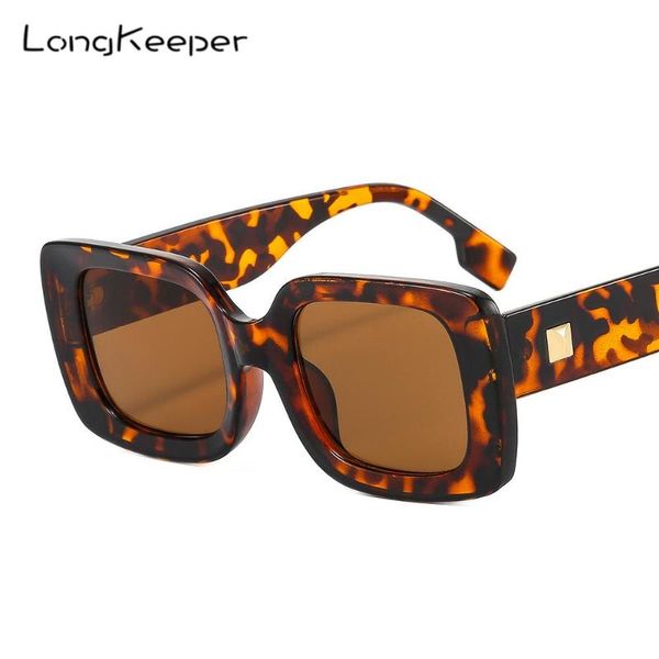 

outdoor eyewear 2022 oversize square sunglasses women's retro brand designer gradient sun glasses female vintage leopard oculos de sol