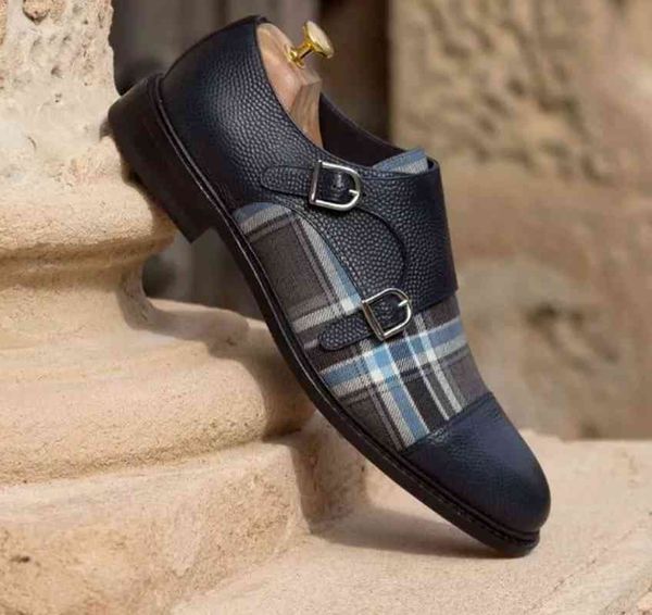 

dress shoes os recÃ©m-chegados sapatos de vestido moda estilo slizamento vintage salto baixo casual fivela cinta mocassins masculinos zapatos, Black