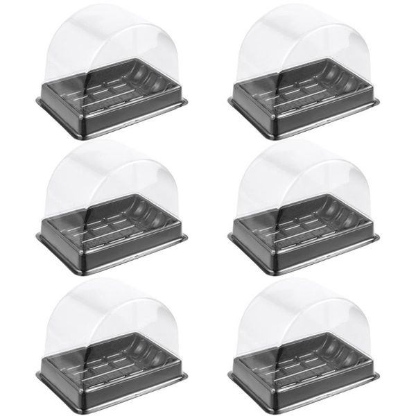 

gift wrap 30 pcs transparent cake blister box pastries bake packaging with lid