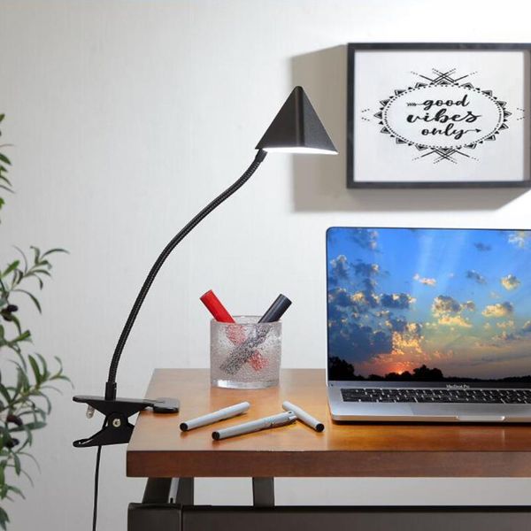 

table lamps 360 degrees flexible desk lamp clip-on eye protection reading light dimmable night lights bedside indoor