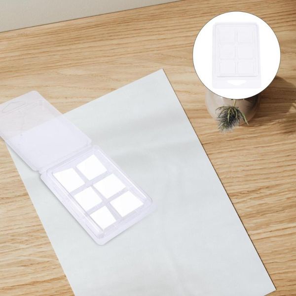 

craft tools 50pcs wax melt containers 6 cavity clear empty molds for diy