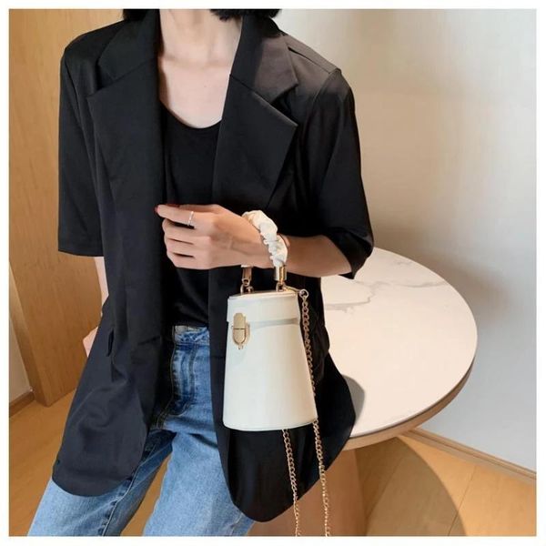 

evening bags small chain hand for women 2021 trend fashion brand designer crossbody shoulder bag female bucket handbags
