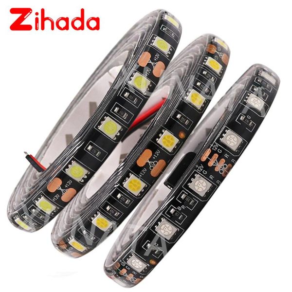 

led strip white / warm waterproof flexible tape light 60leds/m 5m/roll strips