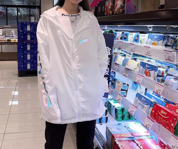 

running jackets sportswear windbreaker women's 2021 official website sports fashion skin clothes cardigan thin coat hooded, Black;red