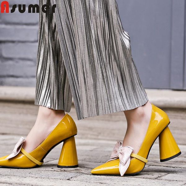 

shoes woman pointed toe shallow pumps women genuine leather classic prom wedding dress, Black