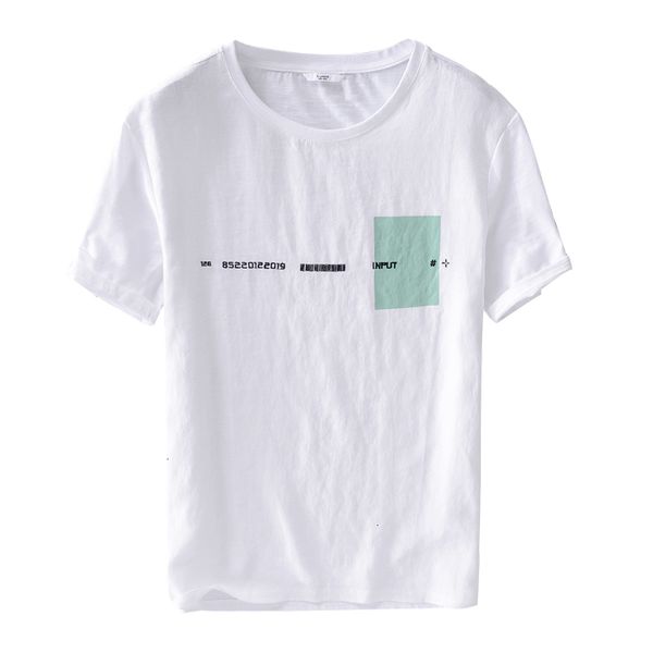 

men's t-shirts design brand short sleeve linen shirt fashion casual white t-shirt mens solid summer t shirts for men camiseta chemise e, White;black