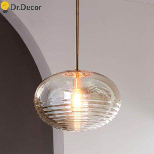 

pendant lamps modern led glass lights lighting nordic luxury lamp home decor dinning room hanging kitchen light fixtures