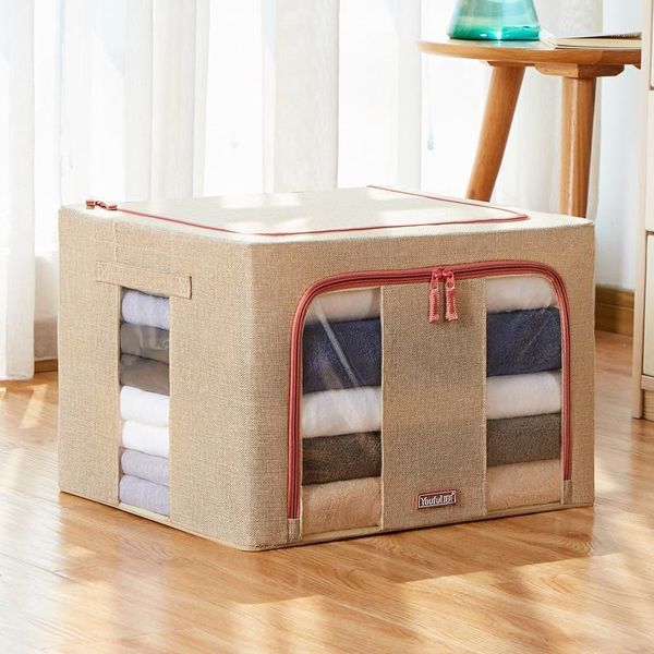 

linen clothes storage bag dustproof sorting for home packing laundry case bedding blanket pillows clothing & wardrobe