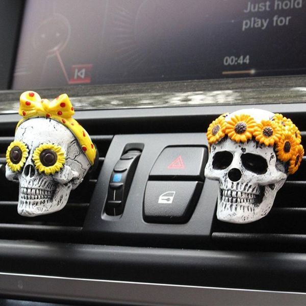 

car air freshener outlet creative magic ghost head two-piece set g9f3