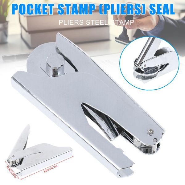 

mini portable steel stamp pliers design wedding invitations embossing letter paper press seal hanw88 craft tools