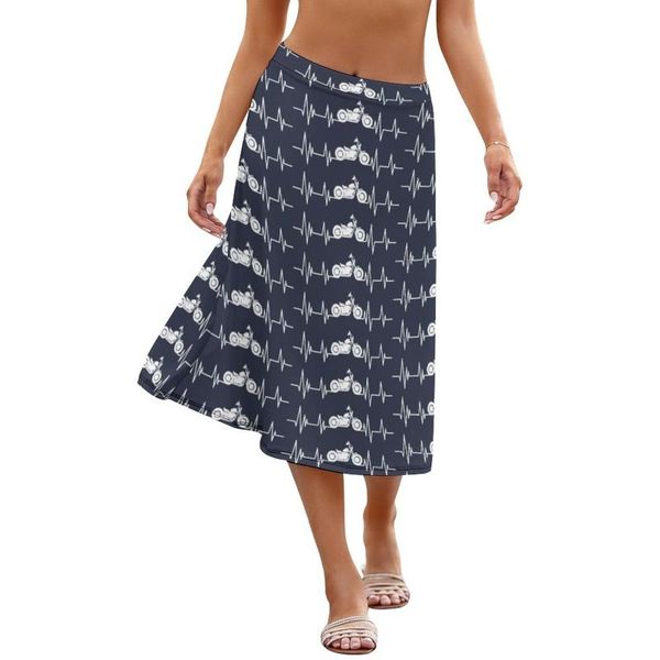 

skirts heartbeat skirt pattern social girl spandex midi, Black