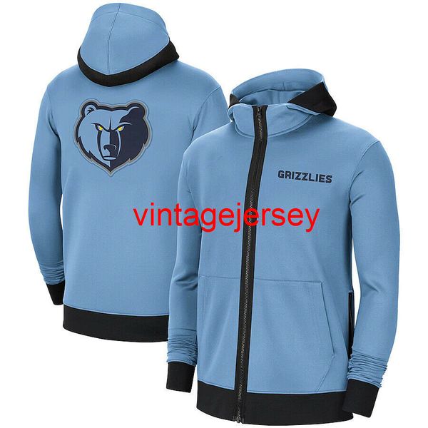 

2021 memphis showtime therma flex full-zip hoodie s-3xl, Blue;black
