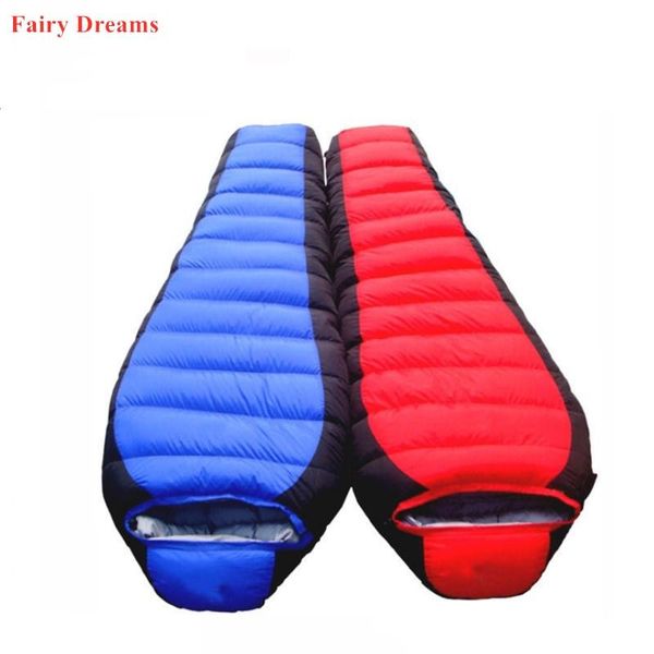 

sleeping bag in winter spring autumn for lover duck down nylon camping travel tourist bedroom lazy bags
