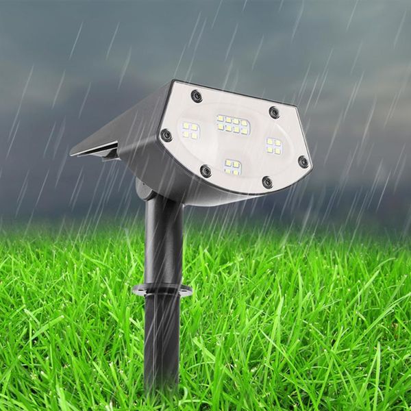 

solar lamps outdoor floor light garden decoration landscape led lamp spotlights floodlights built in battery running time 12 hours