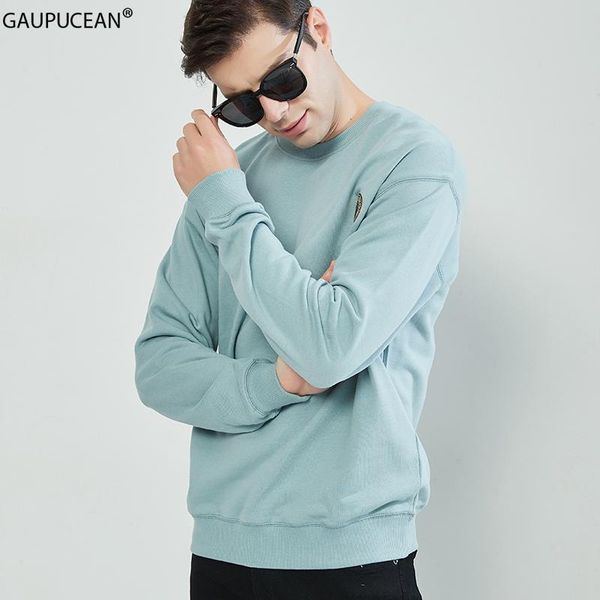 

men's hoodies & sweatshirts 100% cotton europe size quality anti-pilling casual spring autumn man pullover fashion male long sleeve o-n, Black