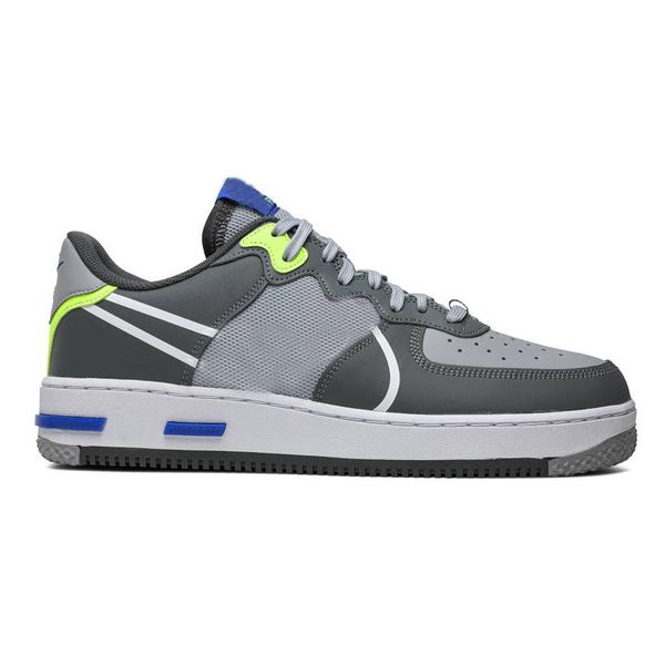 

force 1 react wolf grey basketball shoes mens womens sneakers cd4366 002