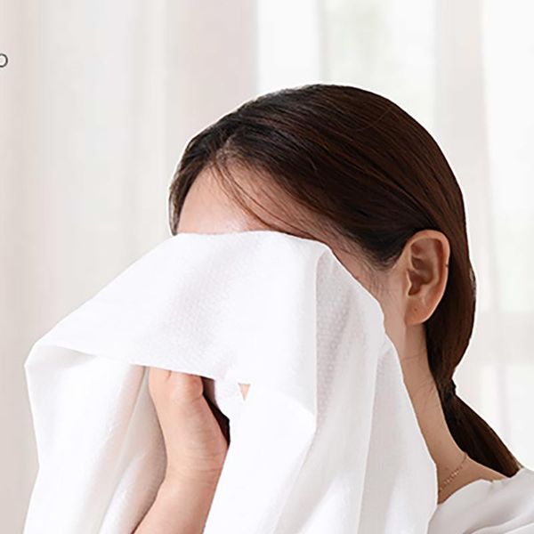 

towel 6pcs/pack portable travel outdoor sports face care cleaning tool disposable el non woven fabric expandable compressed