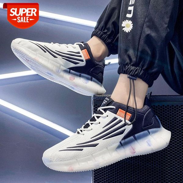 

summer men's fashion trend casual shoes lightweight flying woven breathable sports running trendy #jp5u