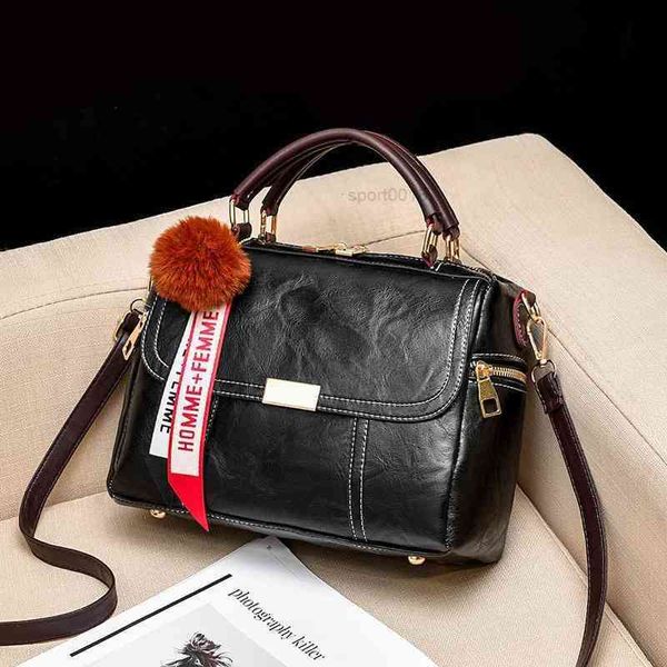 HBP Non-Bag weibliche Sommer koreanische Version tragbare weiche Leder One Shoulder Messenger Persönlichkeit Boston Tasche 1 Sport.0018