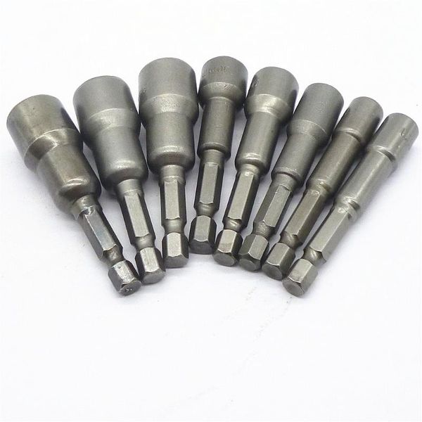 

furniture accessories 8pcs 6mm-13mm screwdriver socket magnetic nut driver adapter drill bit 1/4'' hex 6mm 7mm 8mm 9mm 10mm 11mm 1