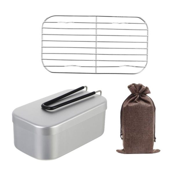 

dinnerware sets 1 set 3pcs outdoor portable bag steaming rack (assorted color)