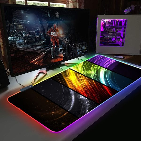 

mouse pad rgb luminous game table one set
