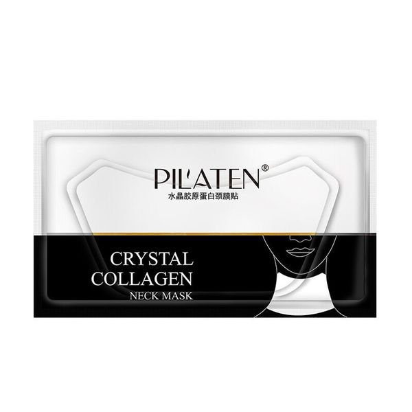 Maschere al collagene di cristallo Peeling Patch per il collo idratante sbiancante per il sollevamento della pelle delle donne