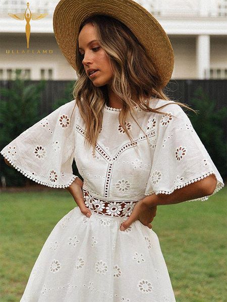 

casual dresses sweet cut-out women mini dress flare sleeve o-neck backless patchwork skinny short vacation korean fashion lady, Black;gray