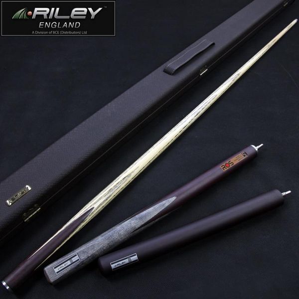 

professional riley high-end excellent handmade 3/4 piece snooker cue kit with case extension 10mm billiard stick cues