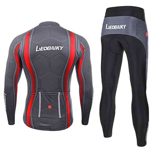 

leobaiky new summer long sleeve spring and autumn cycling suit